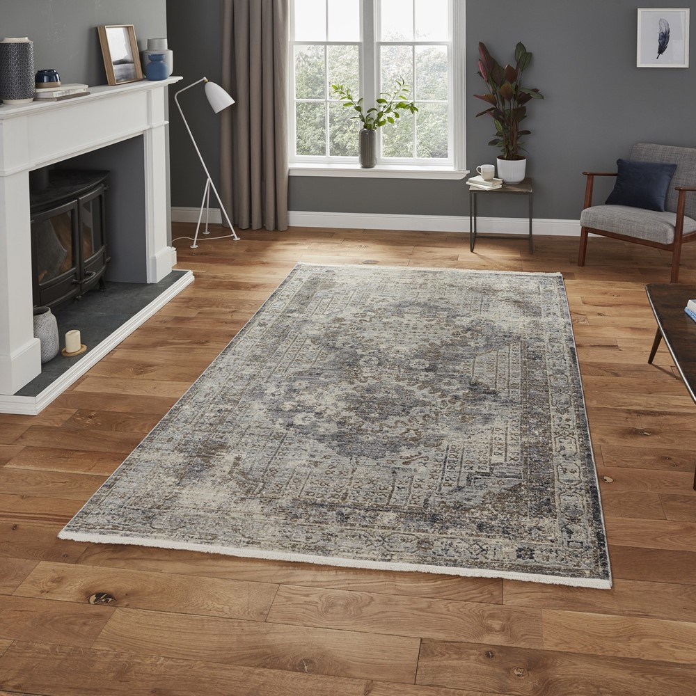 Athena 18739 Rugs in Grey